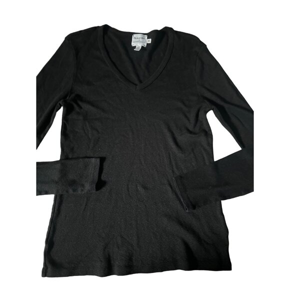 Michael Stars‎ for anthropology women’s long sleeve black shirt size M/L - Picture 1 of 6